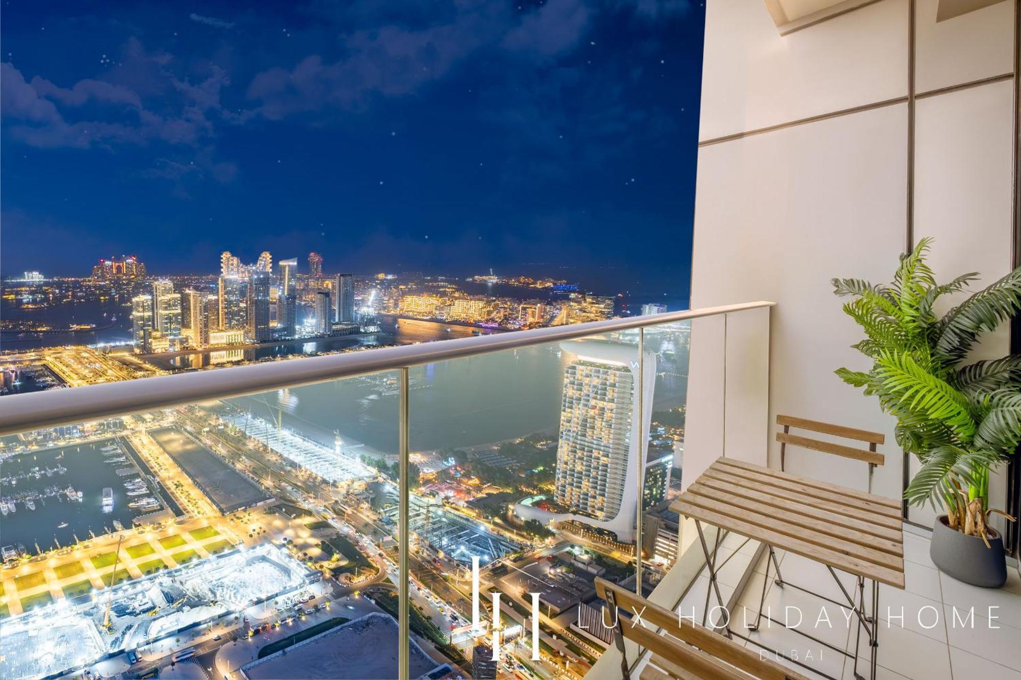 Lux - Lavish Suite With Full Palm Jumeirah View 1 Дубай Екстериор снимка