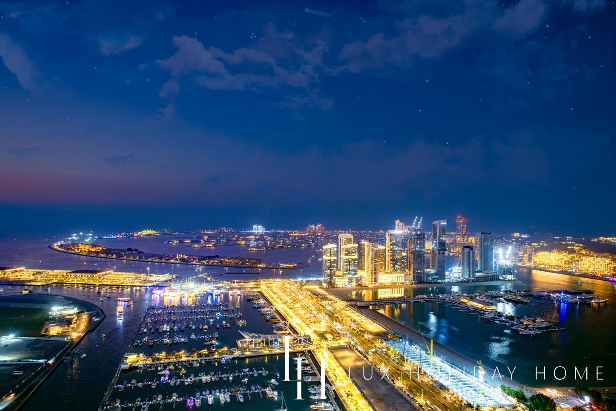 Lux - Lavish Suite With Full Palm Jumeirah View 1 Дубай Екстериор снимка