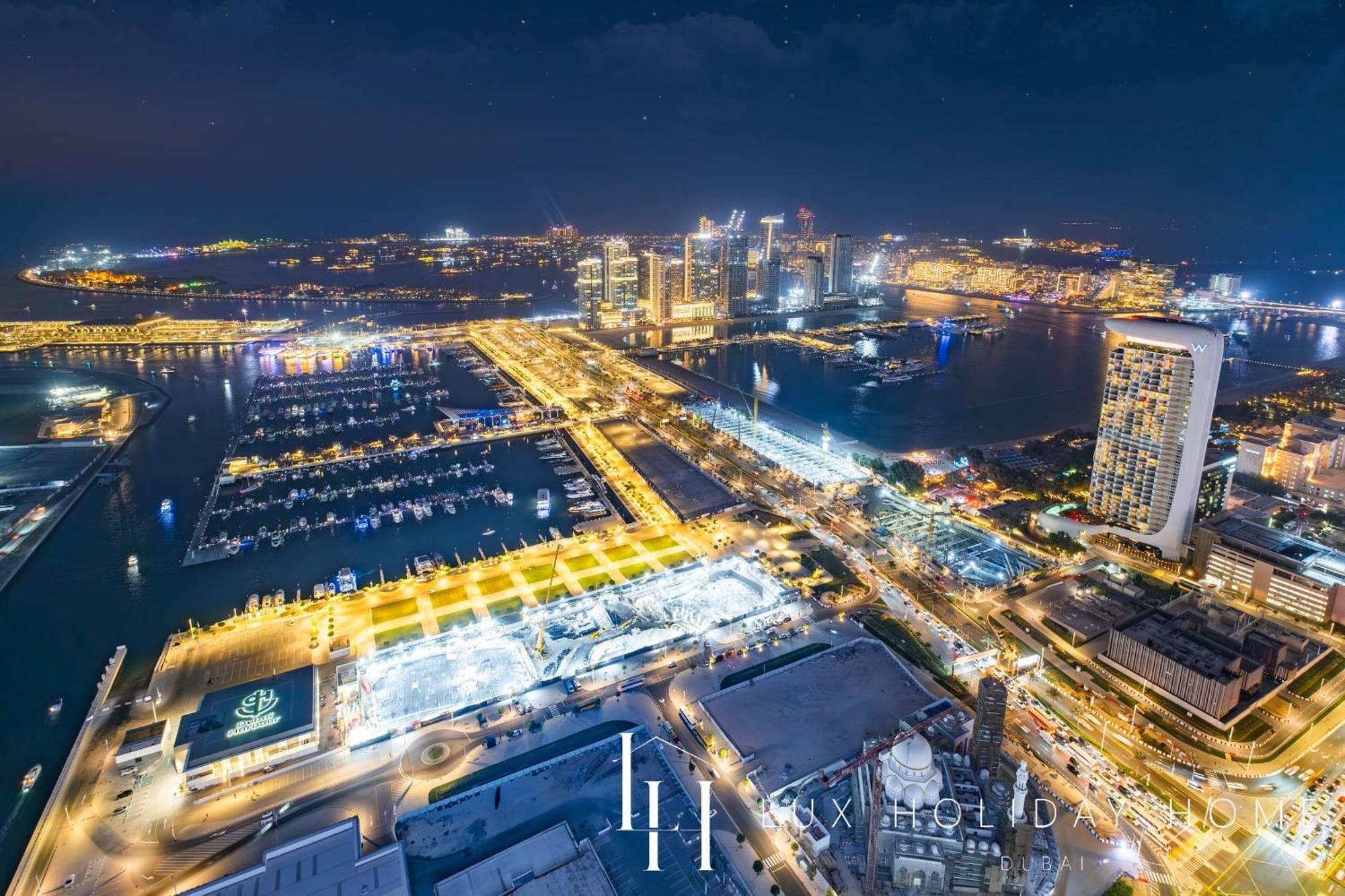 Lux - Lavish Suite With Full Palm Jumeirah View 1 Дубай Екстериор снимка