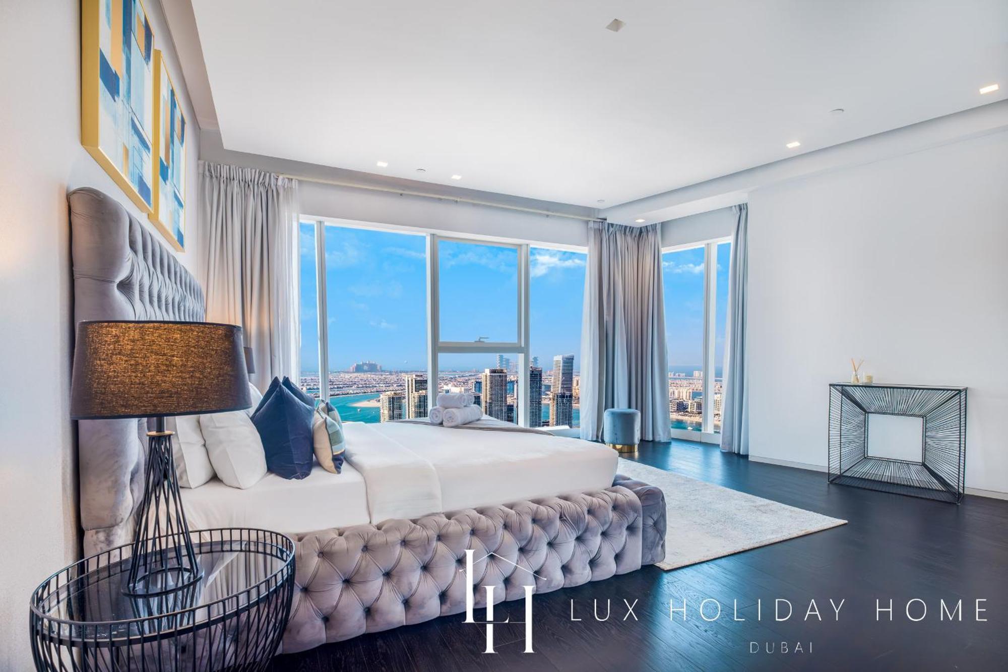 Lux - Lavish Suite With Full Palm Jumeirah View 1 Дубай Екстериор снимка