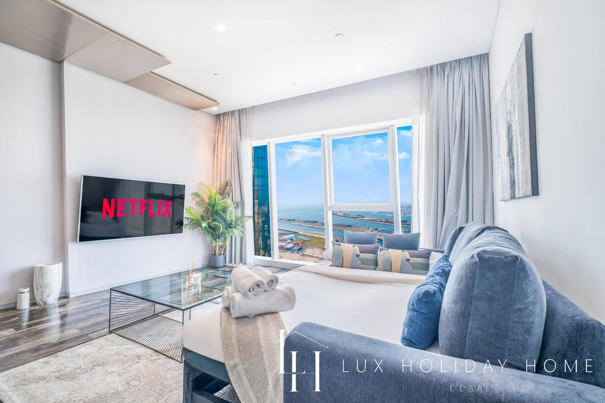 Lux - Lavish Suite With Full Palm Jumeirah View 1 Дубай Екстериор снимка