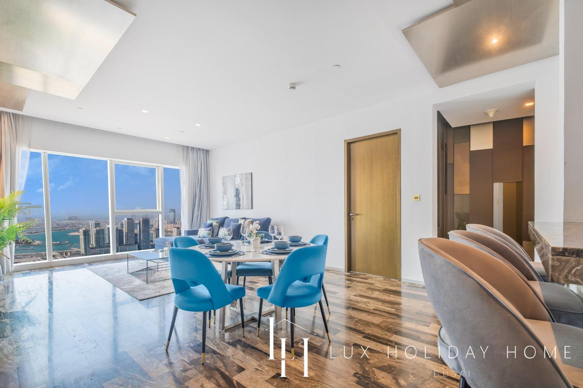 Lux - Lavish Suite With Full Palm Jumeirah View 1 Дубай Екстериор снимка