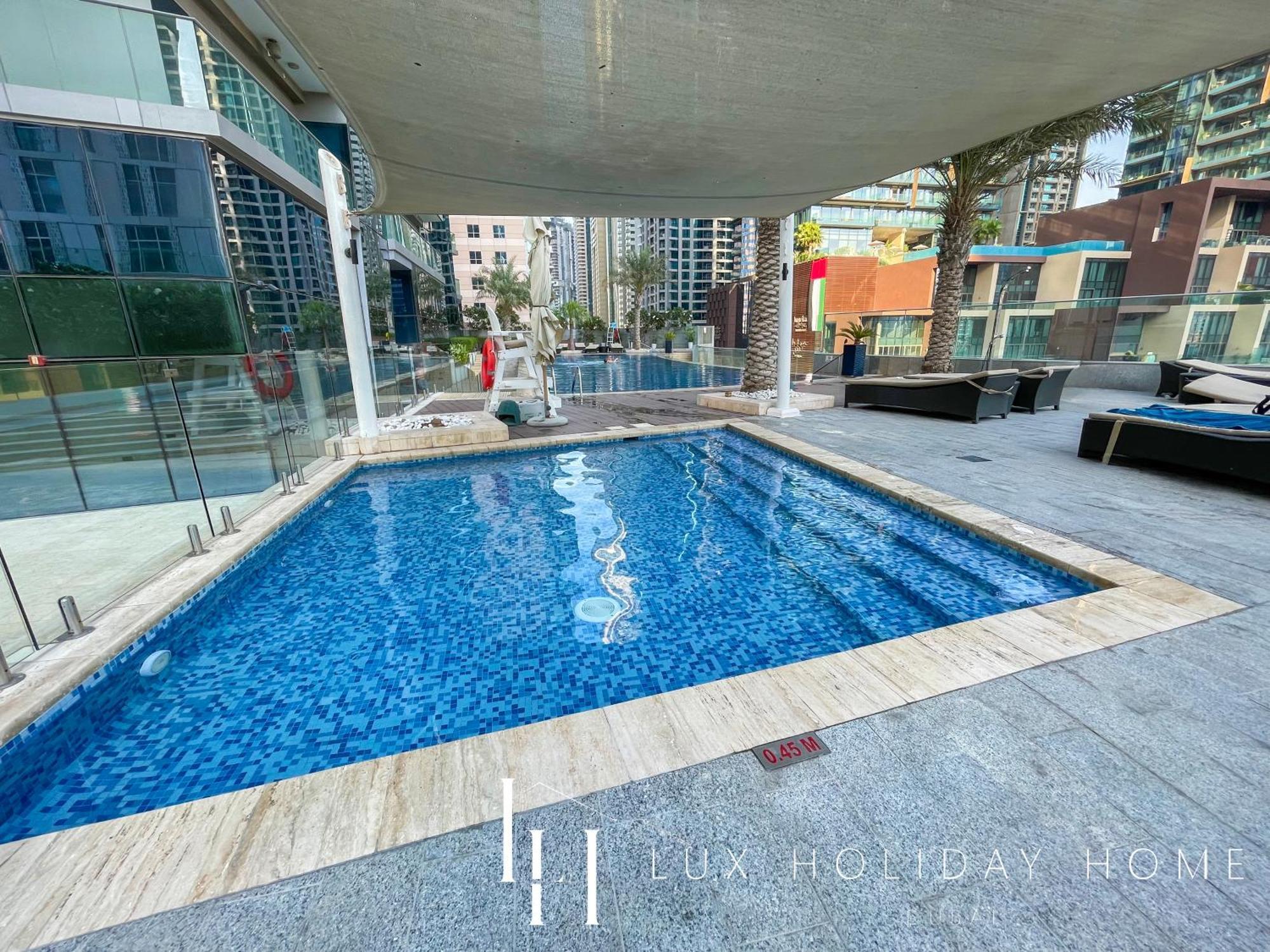 Lux - Lavish Suite With Full Palm Jumeirah View 1 Дубай Екстериор снимка